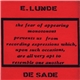 Eric Lunde - De Sade